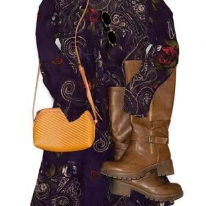 Stunning rare vtg vintage fairycore whimsigoth dress sz 8